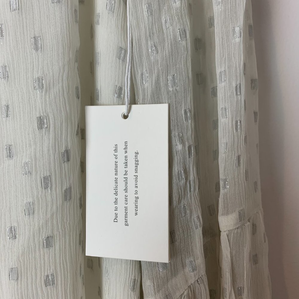 NWT FRAME Shirred Printed Mock Shift Dress - Picture 9 of 11